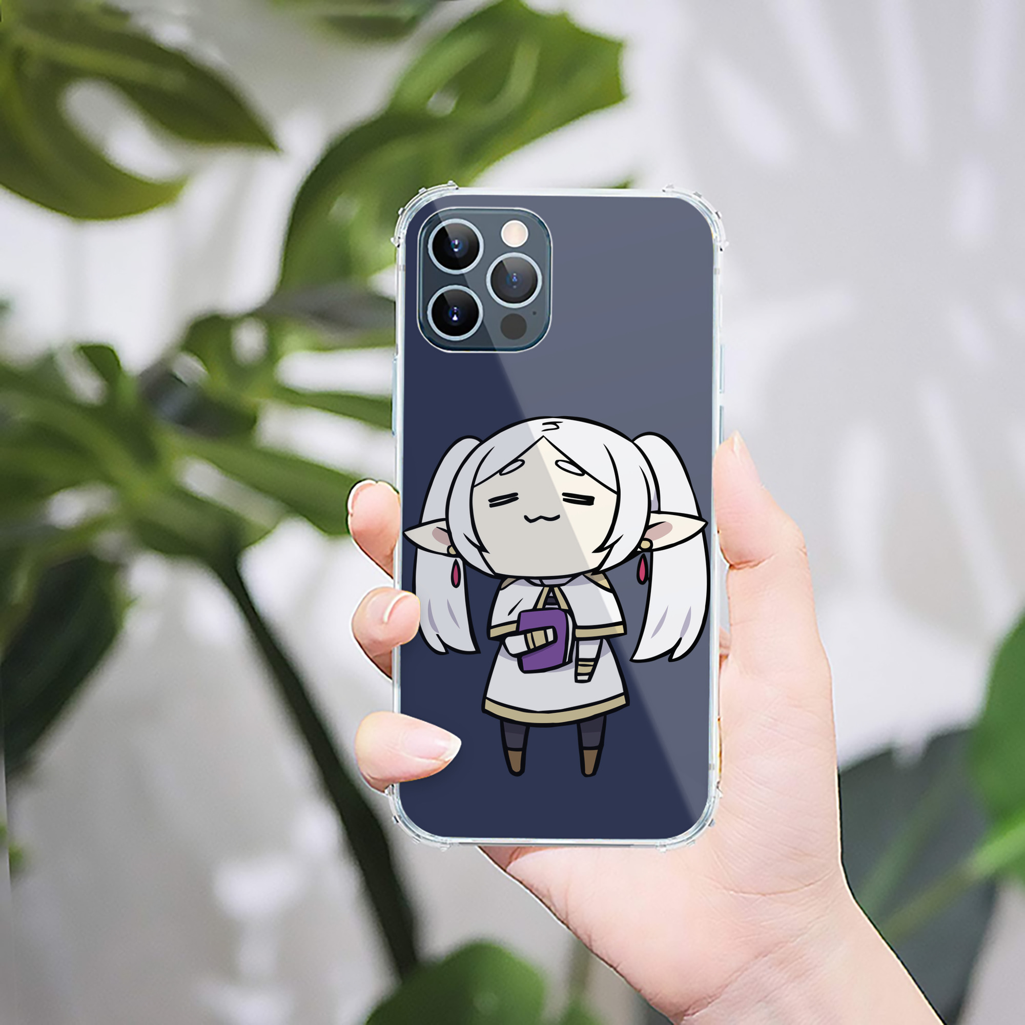 （画像用） 葬送のフリーレン Frieren 【iPhone 12シリーズ対応】透明スマホケース（クリアソフトケース）